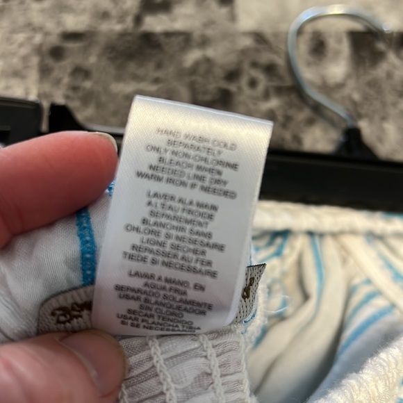 Tommy Bahama Strapless Striped Dress Medium - Picture 9 of 11